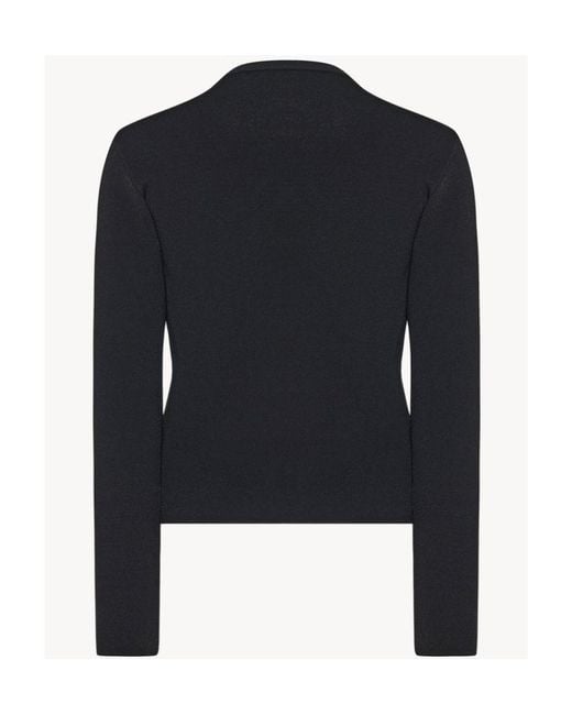 The Row Blue Long-Sleeve Cardigan