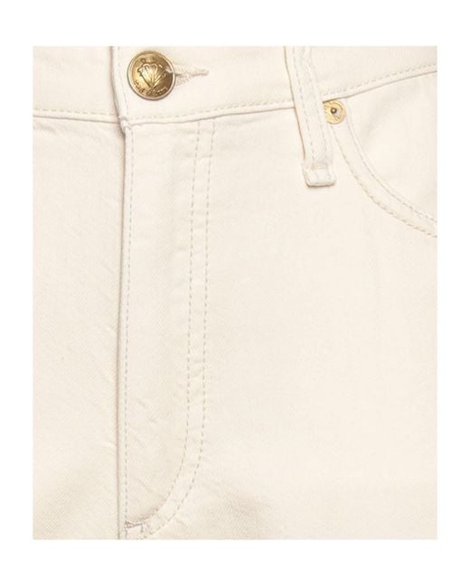 Rag & Bone White Straight Leg Jeans