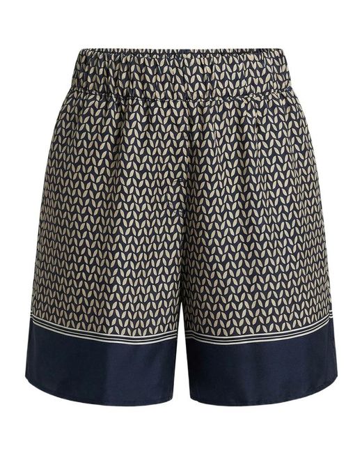 Peserico Gray Twill Shorts