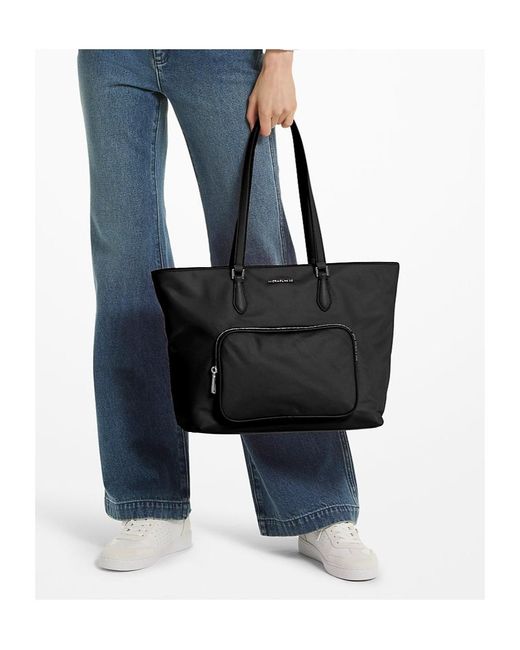 MICHAEL Michael Kors Black Michael Kors Zip Pocket Tote Bag