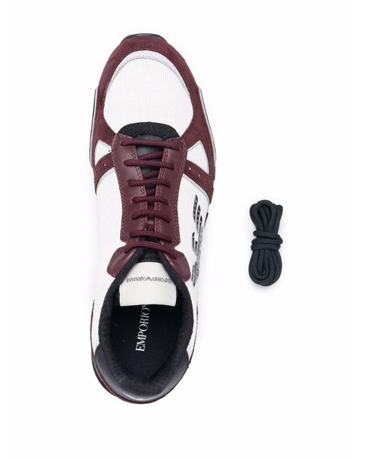Emporio Armani Multicolor Logo Casual Sneakers for men