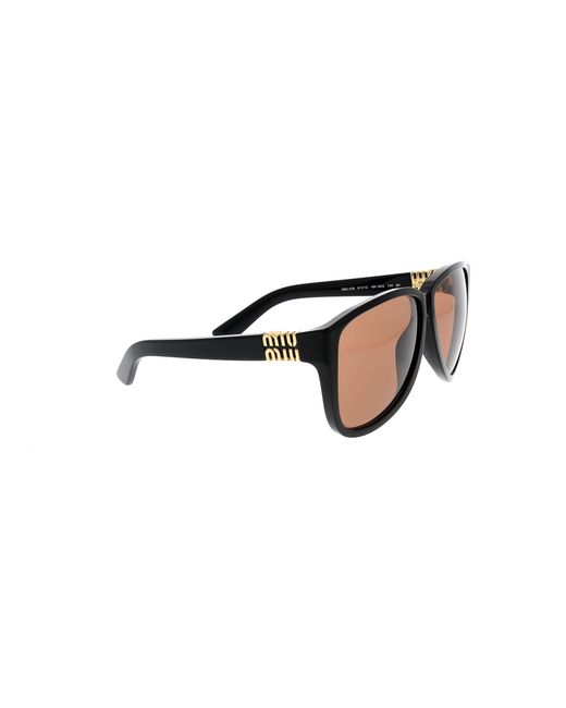 Miu Miu Black Eyewear Miu Ombre Sunglasses