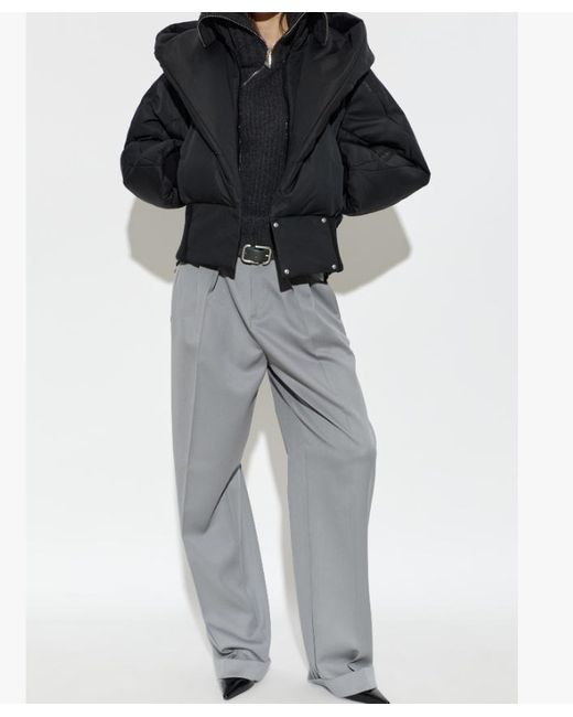 The Attico Gray Pleated Casual Pants