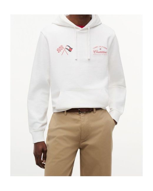 Tommy Hilfiger White Long-Sleeved Sweatshirt for men