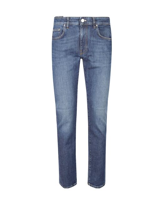 Pt Pantaloni Blue Pt Torino Swing Straight-Leg Jeans for men