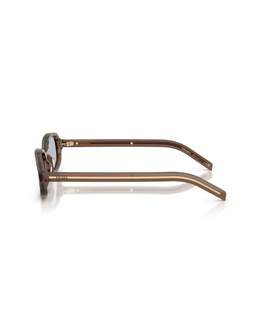 Prada White Full-Rim Sunglasses