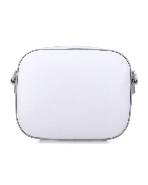 Stella McCartney Blue Logo Camera Crossbody Bag