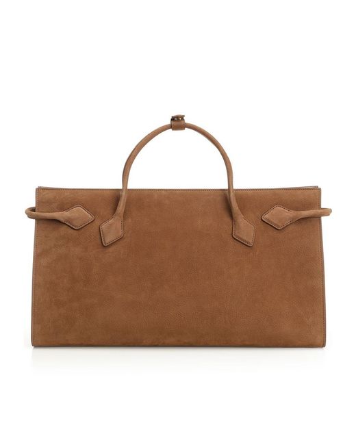 Alaïa Brown Alaïa Le Teckel Top Handle Bag