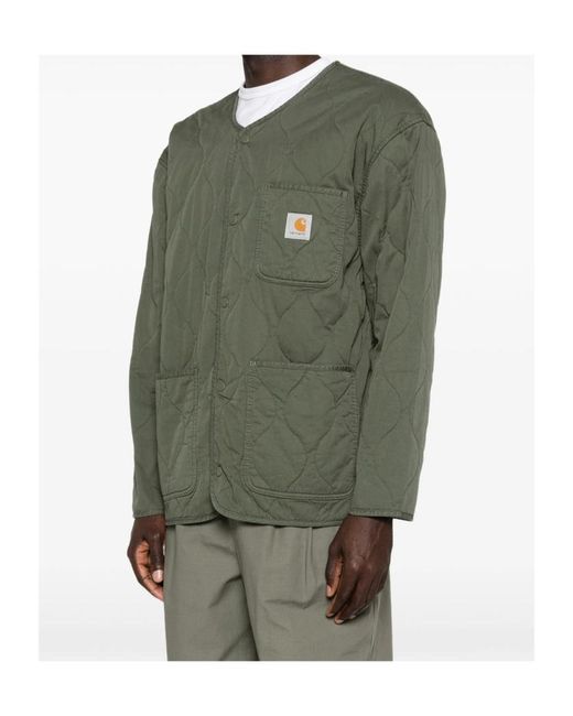 Carhartt Green Skyton Quilted Jacket for men
