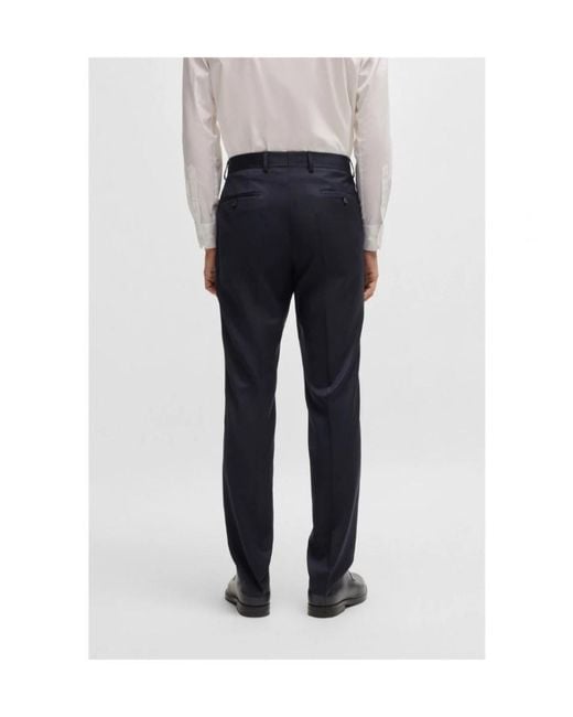 Boss Blue Boss Three-Piece Single-Breasted Suit for men