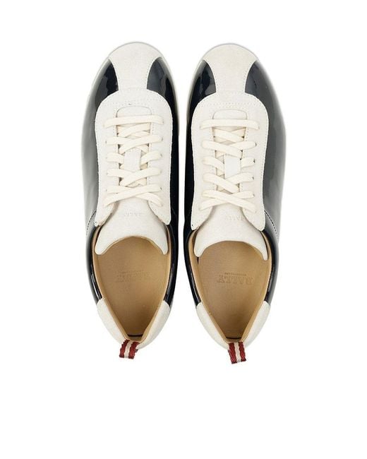 Bally Black Lace-Up Casual Sneakers