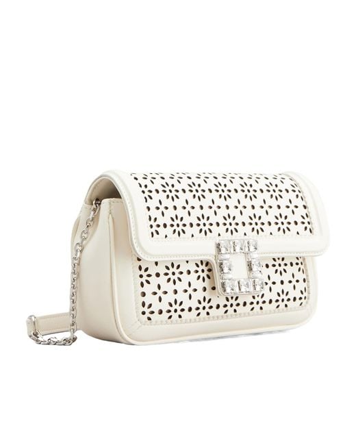Roger Vivier White Jeu De Fille Clutch Bag