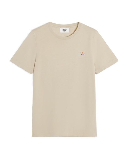 Maison Kitsuné Natural Maison Kitsuné Baby Fox Regular T-Shirt