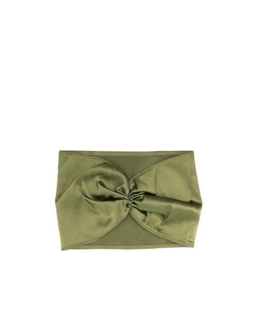 Jennifer Behr Green Twisted Hair Wrap
