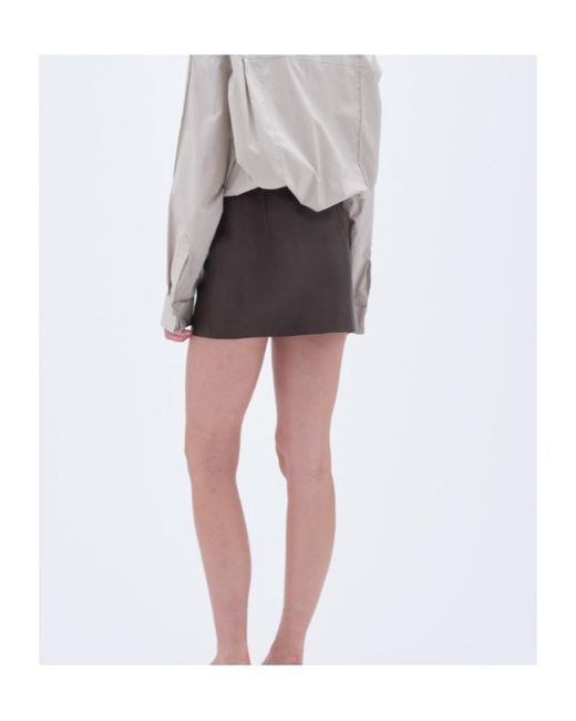 REMAIN Birger Brown Christensen Bonded Mini Skirt