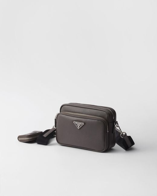 Prada Multicolor Saffiano Leather Shoulder Bag for men