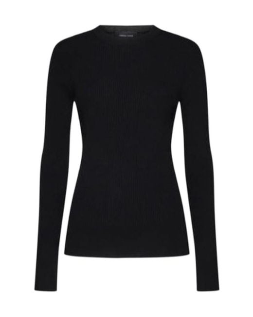 Canada Goose Black Georgian Crewneck Knitted Jumper