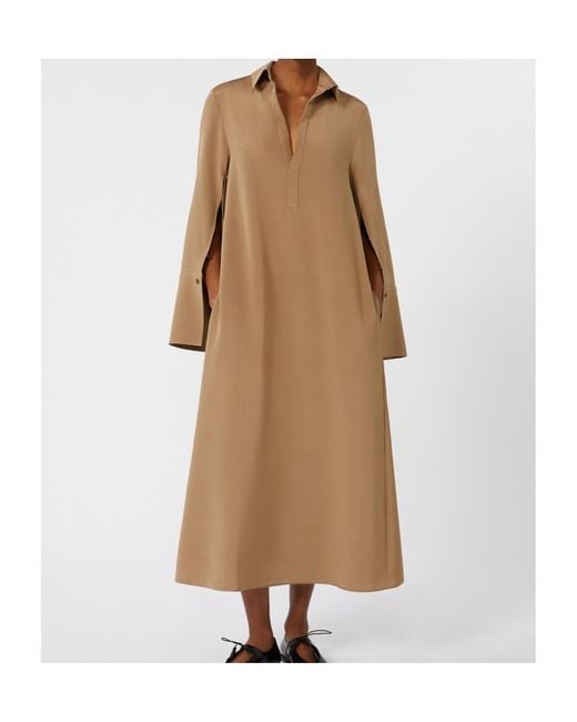Max Mara Natural Silk Crêpe De Chine Dress