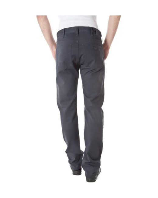 Armani Jeans Blue Cotton Jeans for men