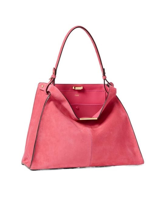 Fendi Pink Way Large Tote Bag