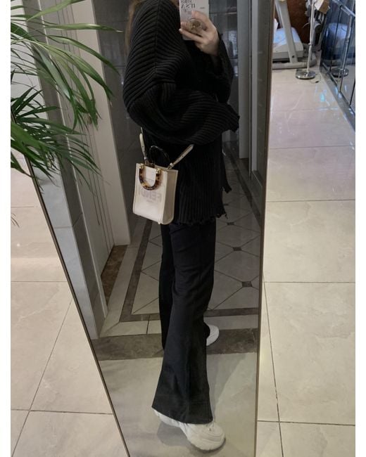 Fendi Natural Dove- Leather Mini-Bag