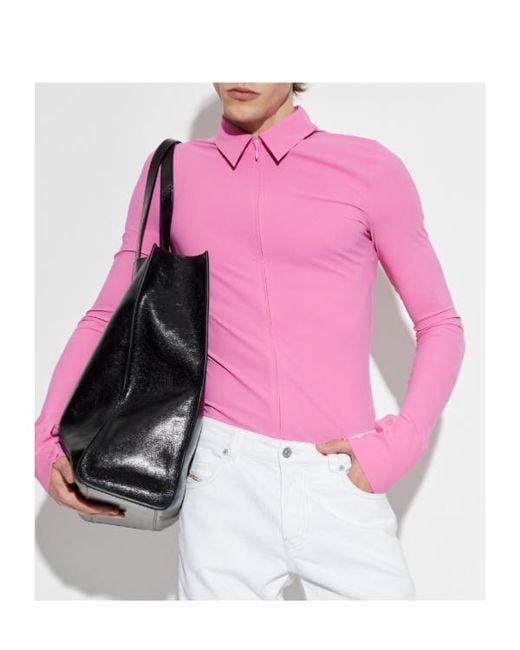 DIESEL Pink Lokid Sweatshirt for men