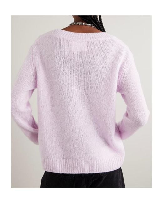 Lisa Yang Pink V-Neck Sweater