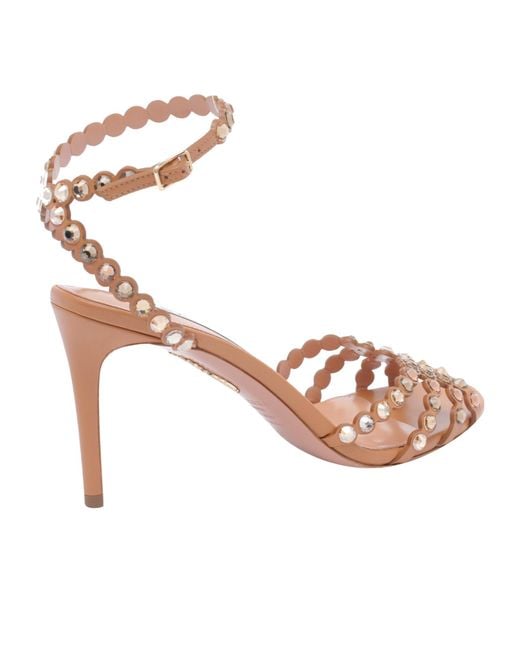 Aquazzura Pink Sandals