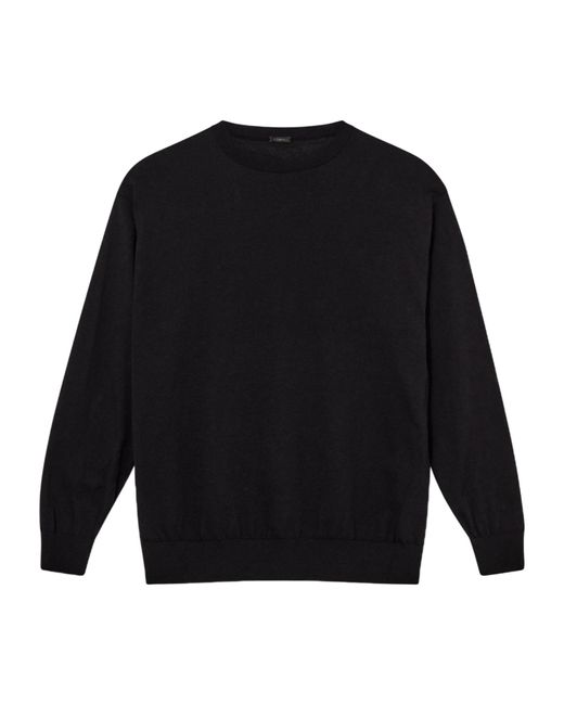 Comoli Blue Long Sleeve Sweater for men