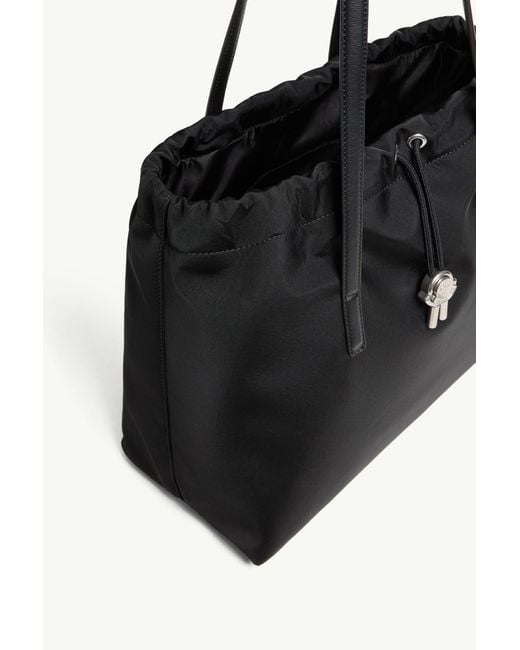 Moncler Black New Trick Water-Repellent Tote Bag