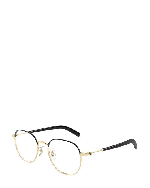 Montblanc Multicolor Eyewear Round Frame Glasses for men