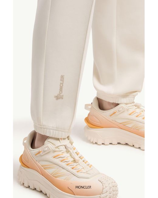 Moncler White Grenoble Logo Track Trousers