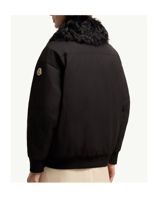 Moncler Black Rougequeue Hooded Short Down Jacket
