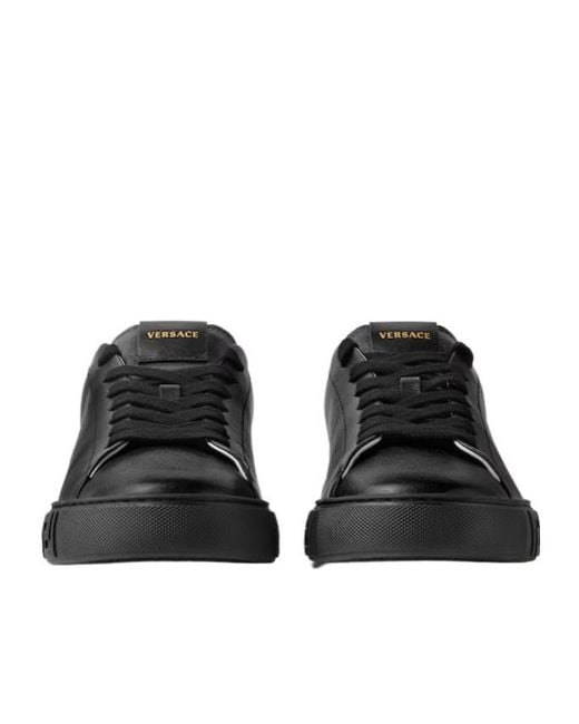 Versace Black Greca Sport Low-Top Sneakers for men