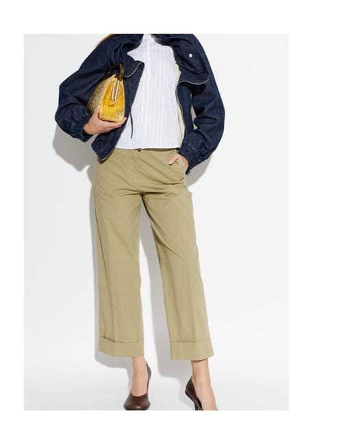 Dries Van Noten Blue Voly Ruffled Denim Jacket