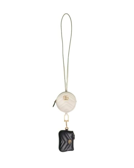 Gucci Multicolor Gg Marmont Neck Strap Pouch