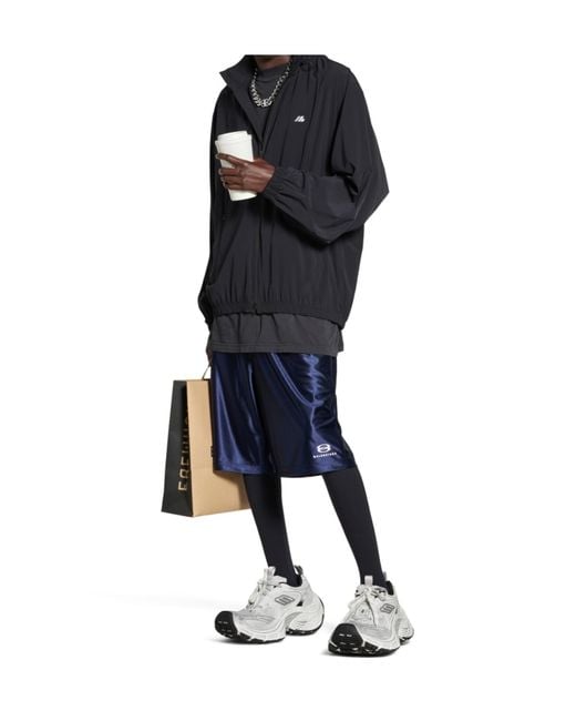 Balenciaga Blue Apos;S Activewear Wind-Resistant Jacket for men