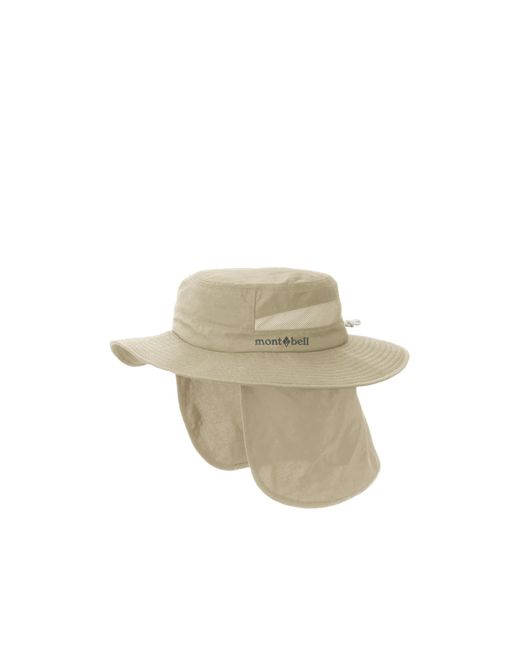Montbell White Wide-Brim Sun Hat for men