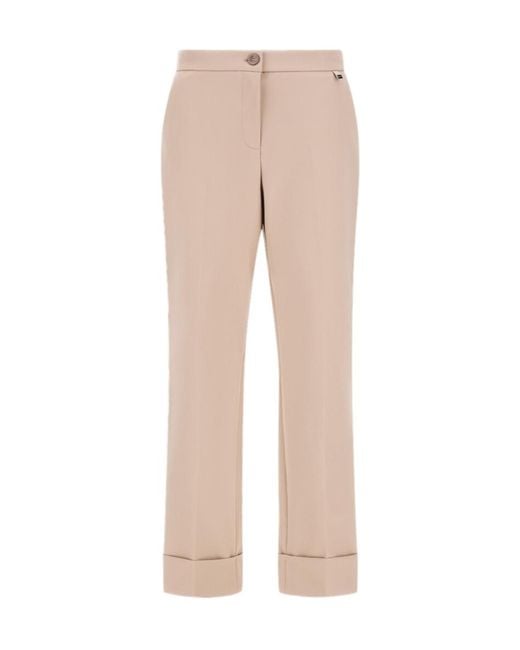 Herno Natural Button-Detail Casual Trousers