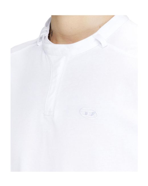 DIESEL White T-Kauko Short Sleeved T-Shirt for men