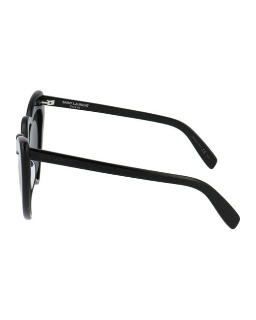 Saint Laurent Black Eyewear Heart Shaped Sunglasses