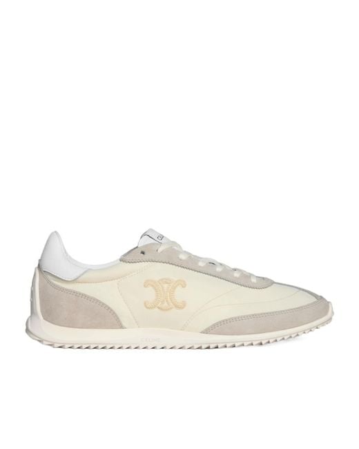 Céline White Low Racer Sneaker