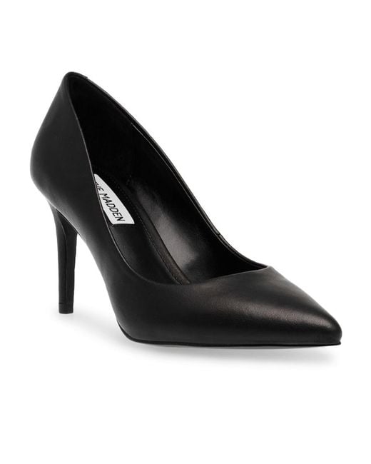 Steve Madden Black Logo High Heels
