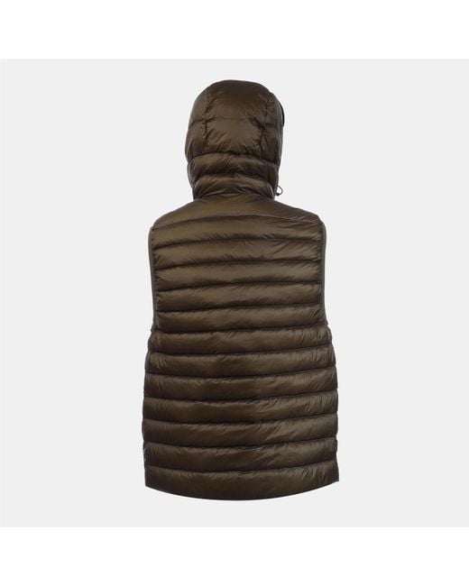 C P Company Brown D.D. Shell Goggle Down Gilet for men