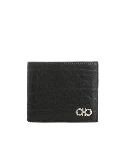 Ferragamo Black Bifold Wallet for men