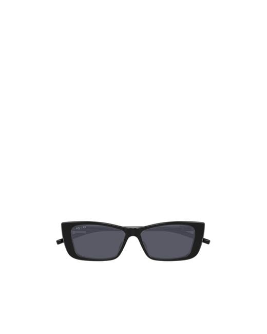 Gucci White Eyewear Rectangular Logo-Detail Sunglasses for men