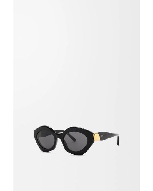 Loewe White Coil Cateye Sunglasses