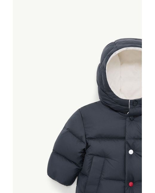 Moncler Blue Romain Hooded Down Jacket