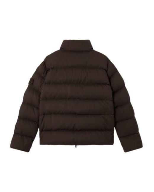 Stone Island Brown Down Jacket for men