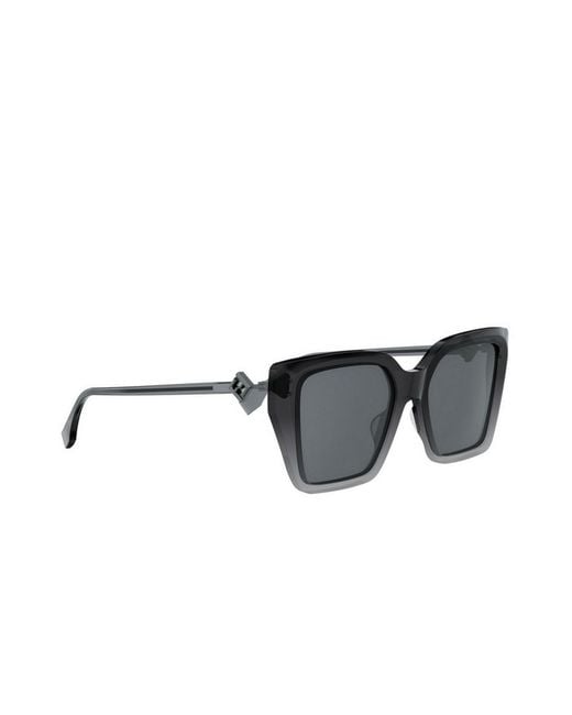 Fendi Multicolor Geometric Sunglasses